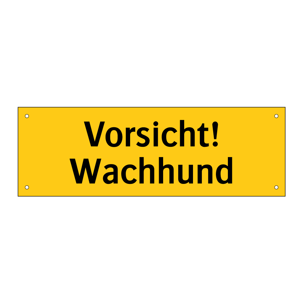Vorsicht! Wachhund