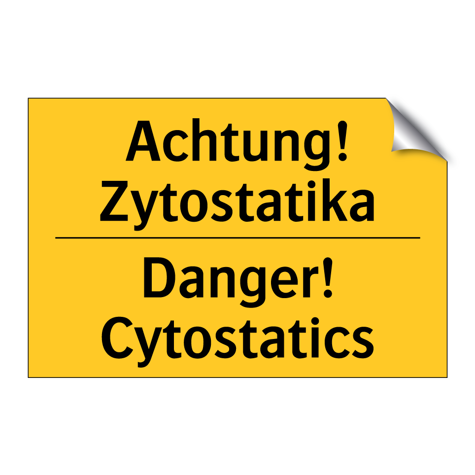 Achtung! Zytostatika - Danger! Cytostatics