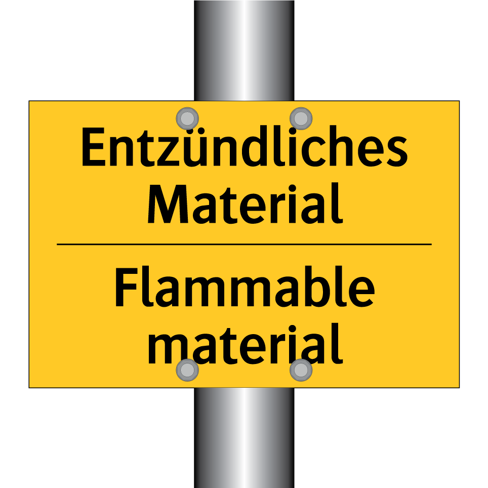 Entzündliches Material - Flammable material