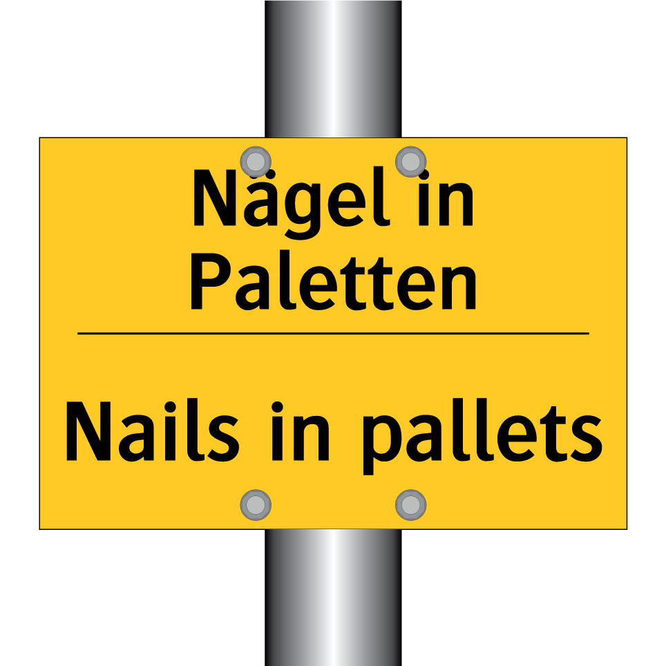 Nägel in Paletten - Nails in pallets