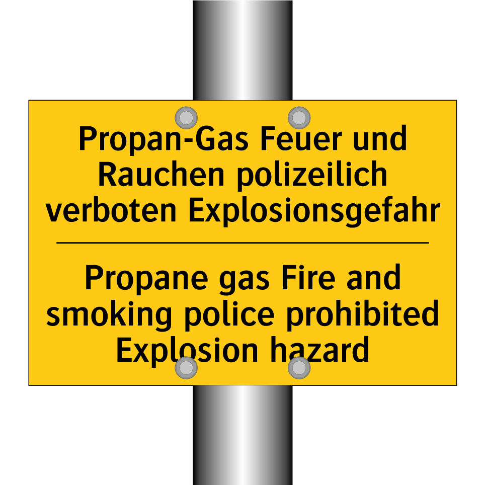 Propan-Gas Feuer und Rauchen polizeilich /.../ - Propane gas Fire and smoking police /.../