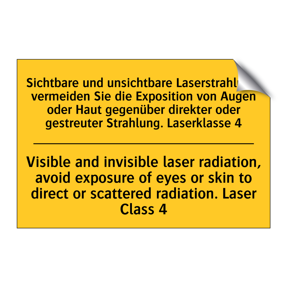 Sichtbare und unsichtbare Laserstrahlung, /.../ - Visible and invisible laser radiation, /.../