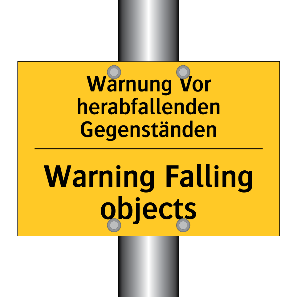 Warnung Vor herabfallenden Gegenständen/.../ - Warning Falling objects