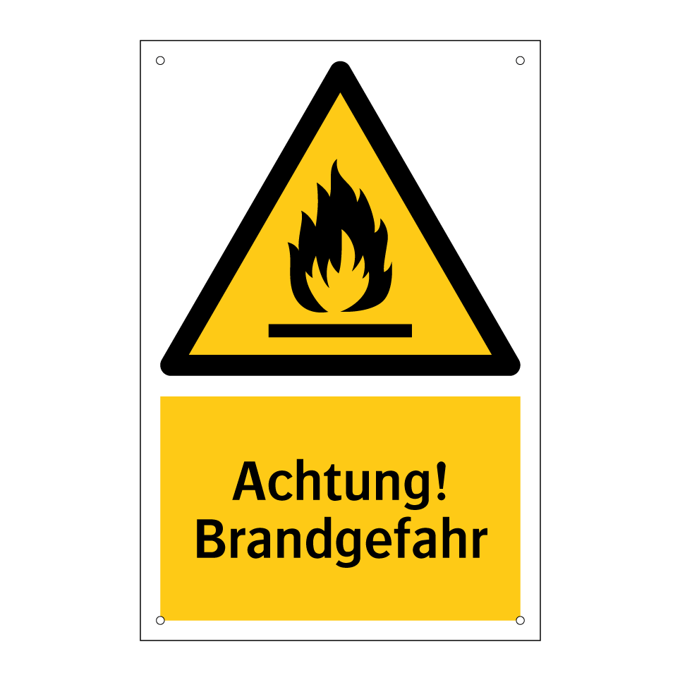 Achtung! Brandgefahr