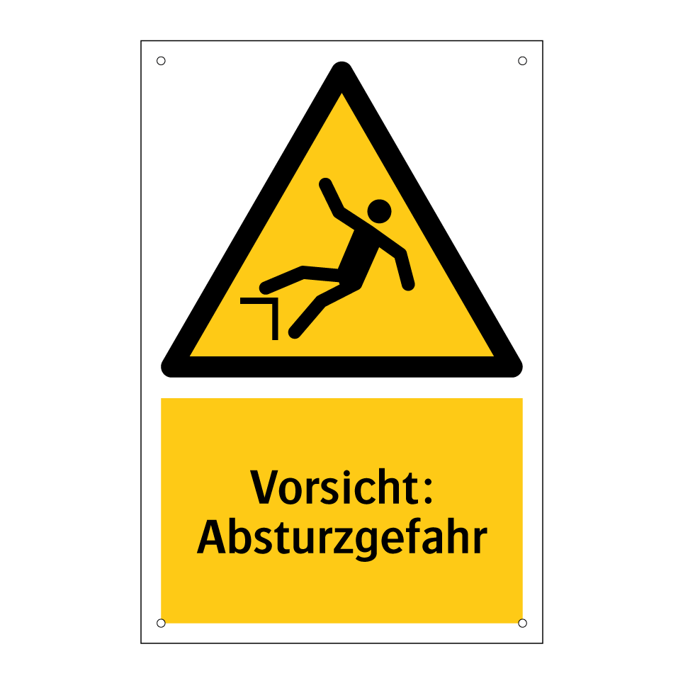 Vorsicht: Absturzgefahr