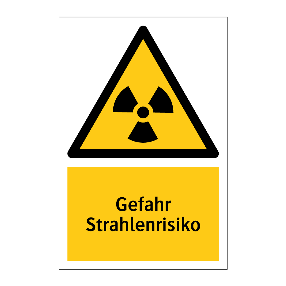Gefahr Strahlenrisiko