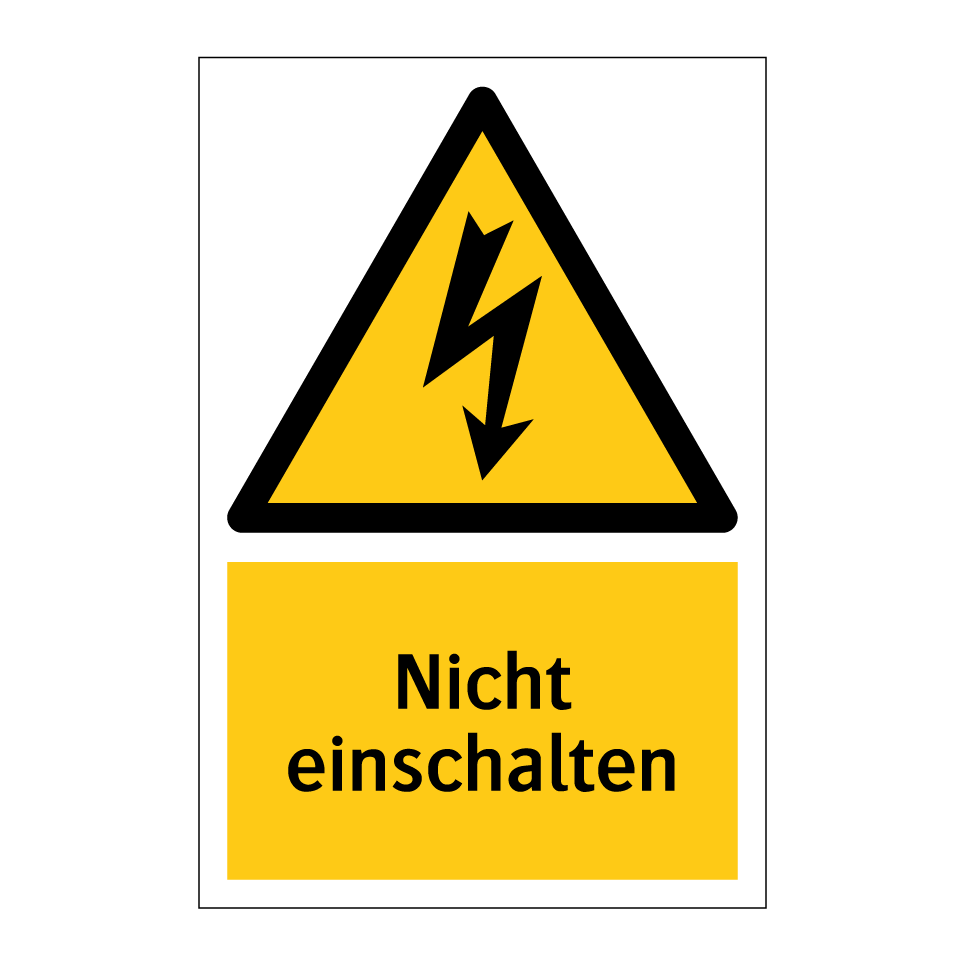 Nicht einschalten