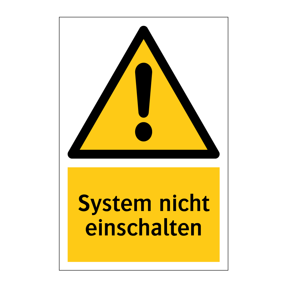System nicht einschalten