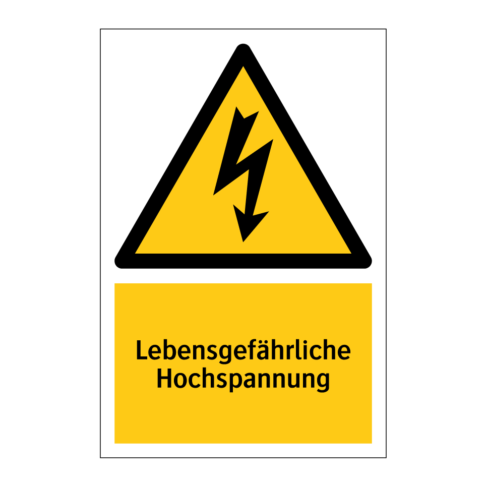 Lebensgefährliche Hochspannung