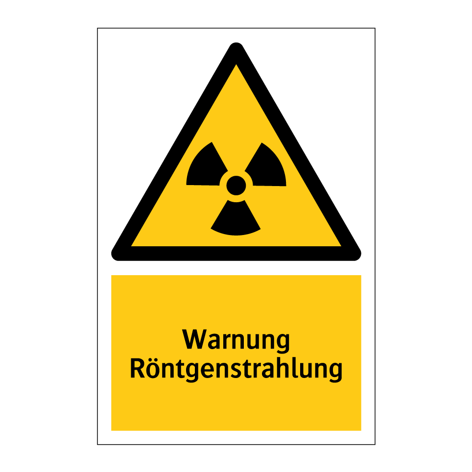 Warnung Röntgenstrahlung