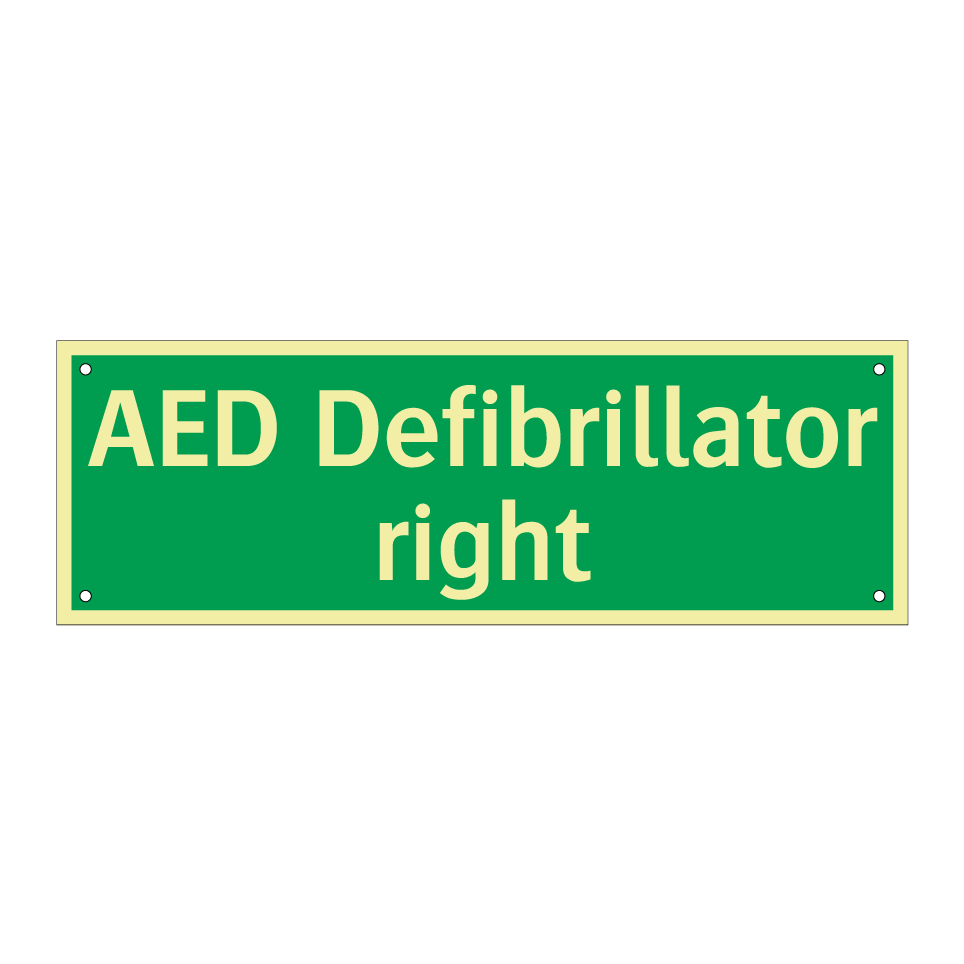 AED Defibrillator right