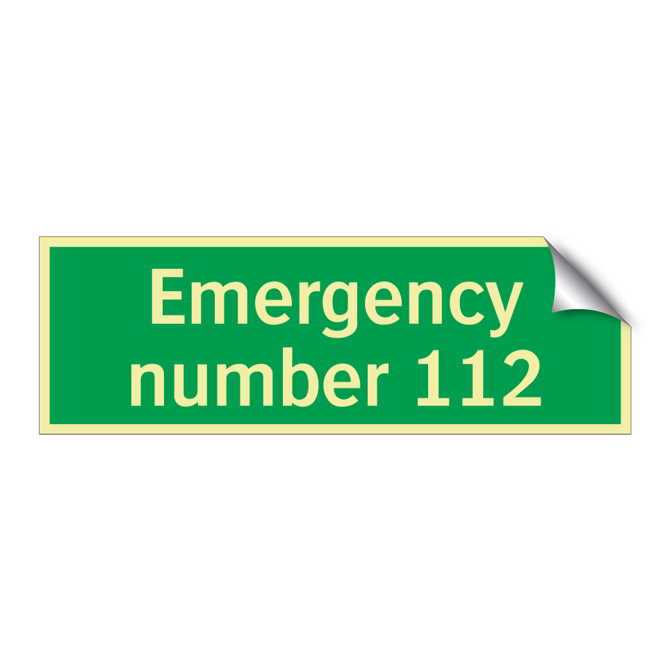 Emergency number 112