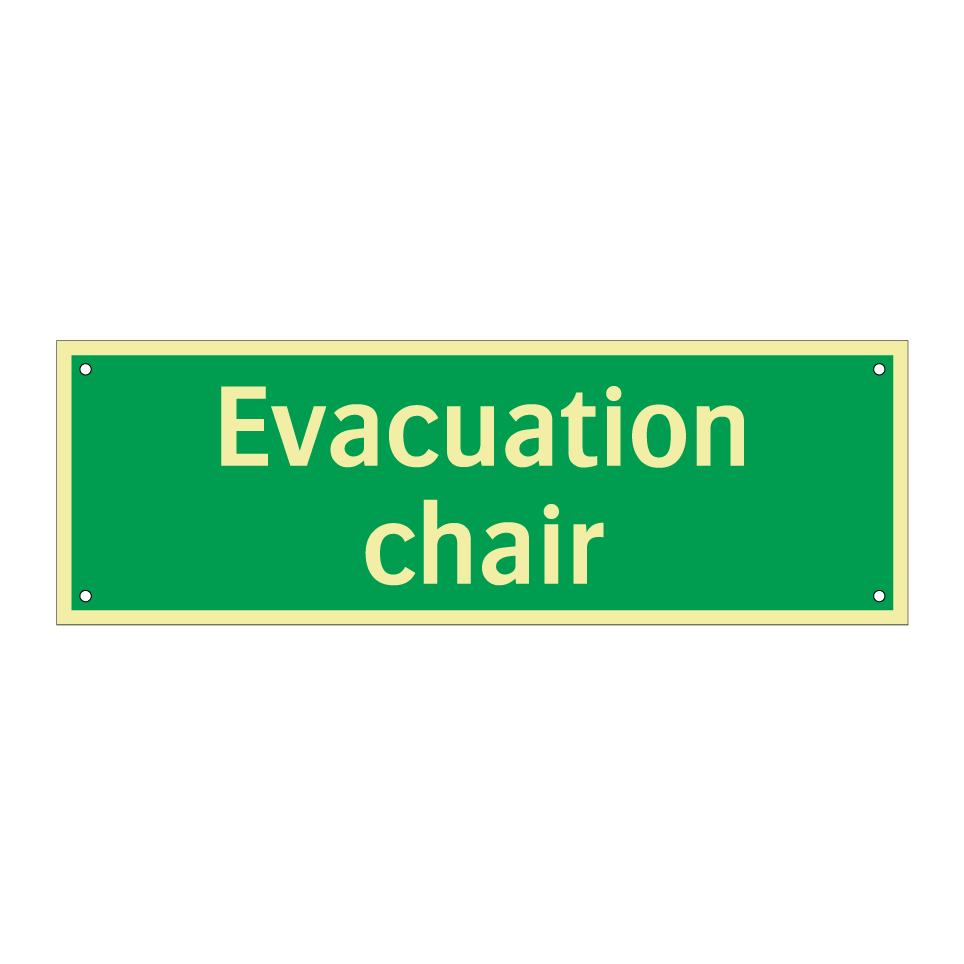 Evacuation chair
