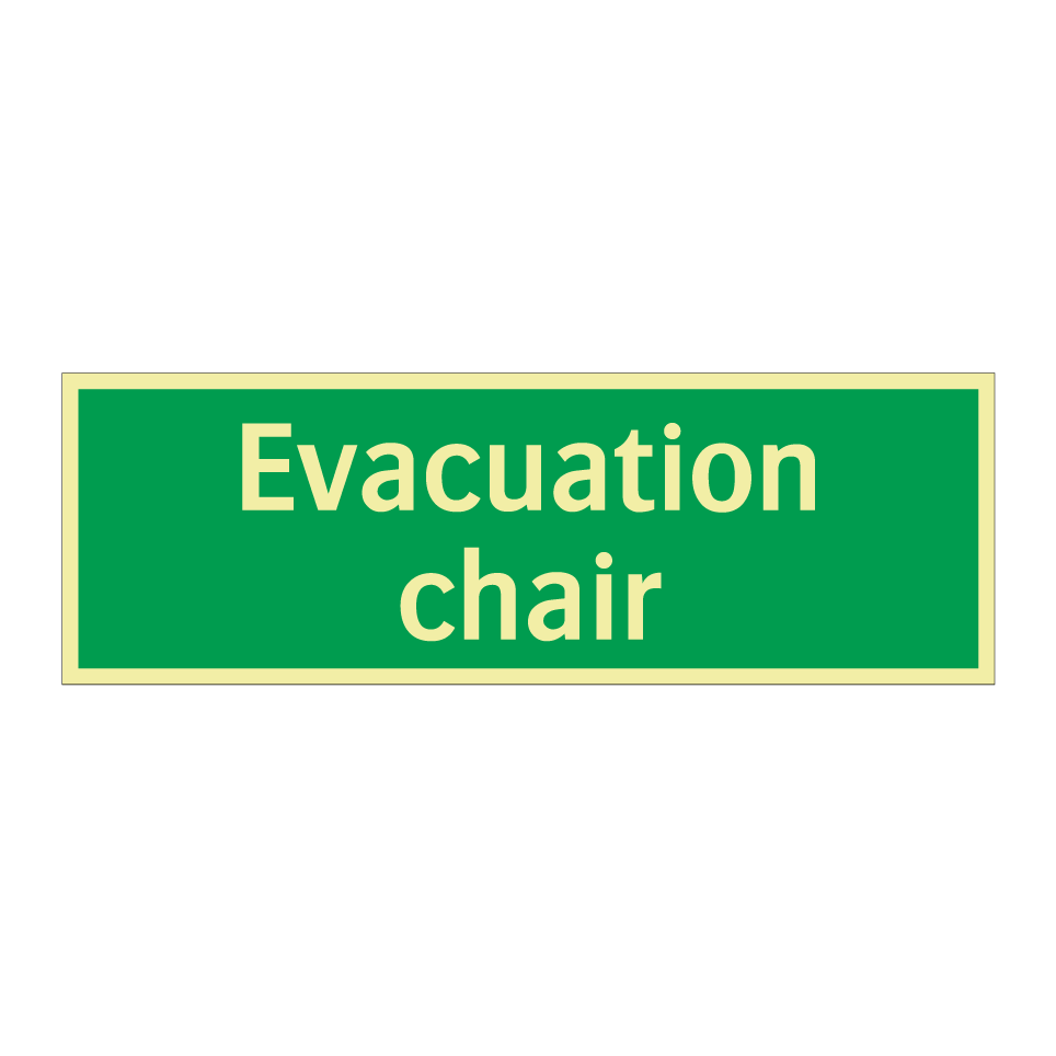 Evacuation chair