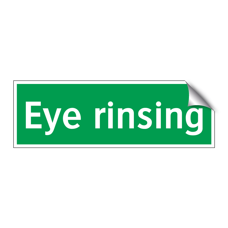 Eye rinsing