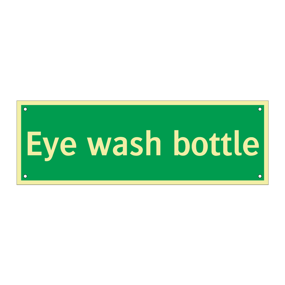 Eye wash bottle