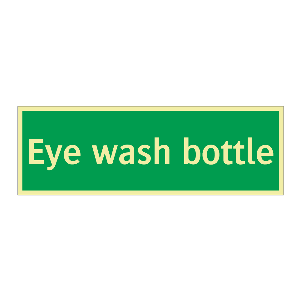 Eye wash bottle