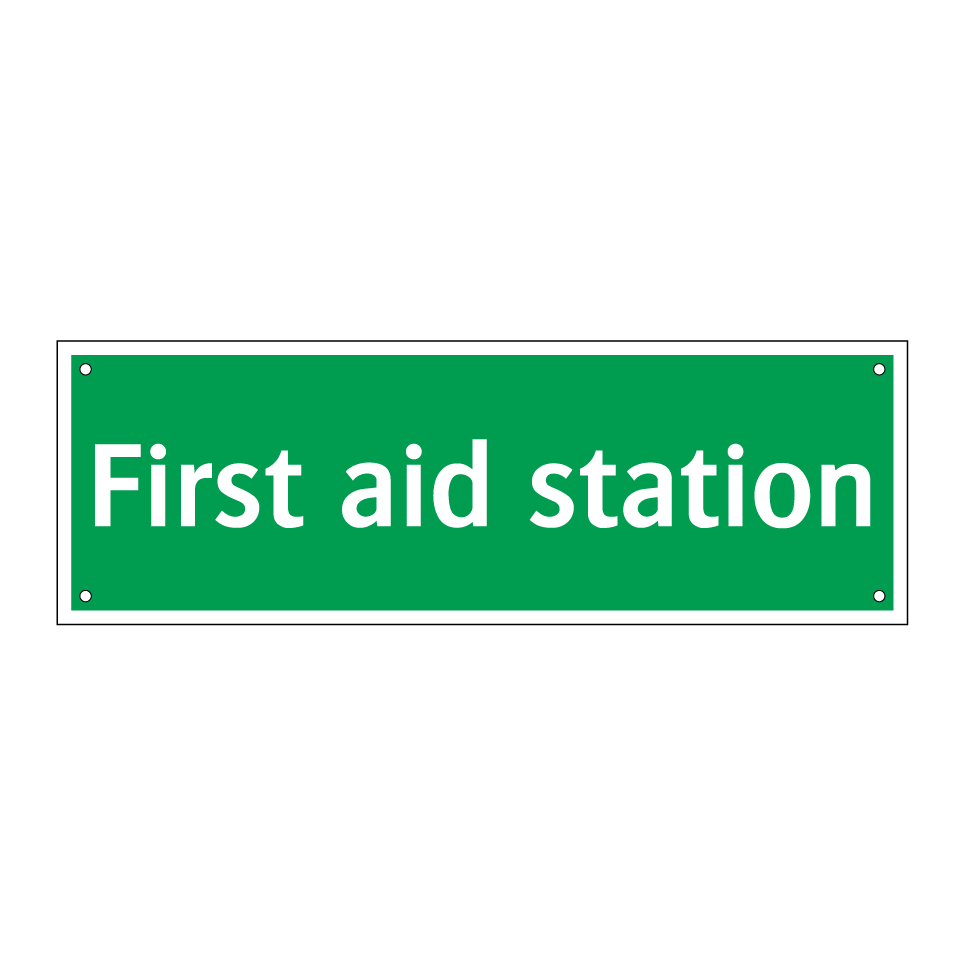 First aid station