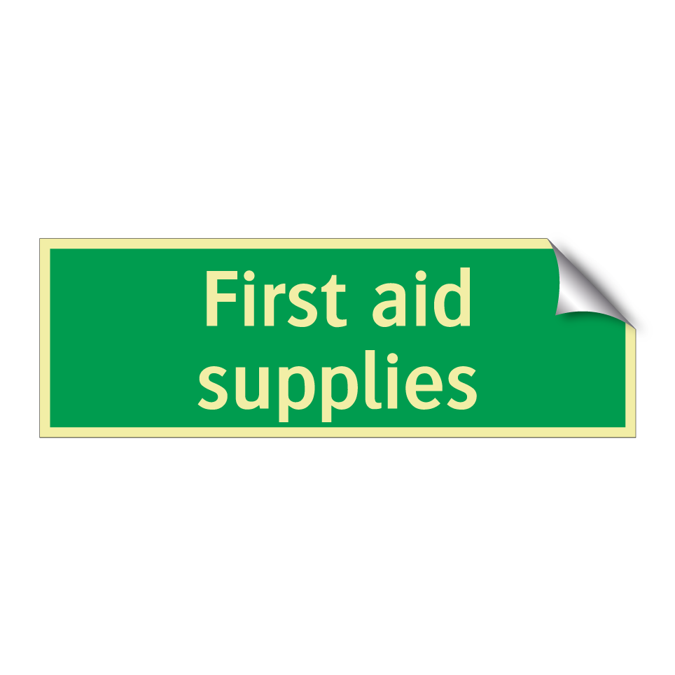 First aid supplies