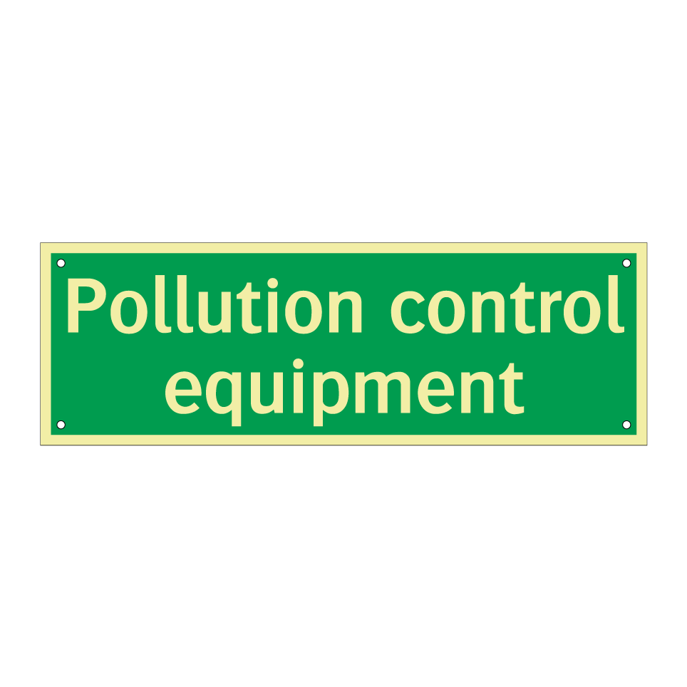 Pollution control equipment