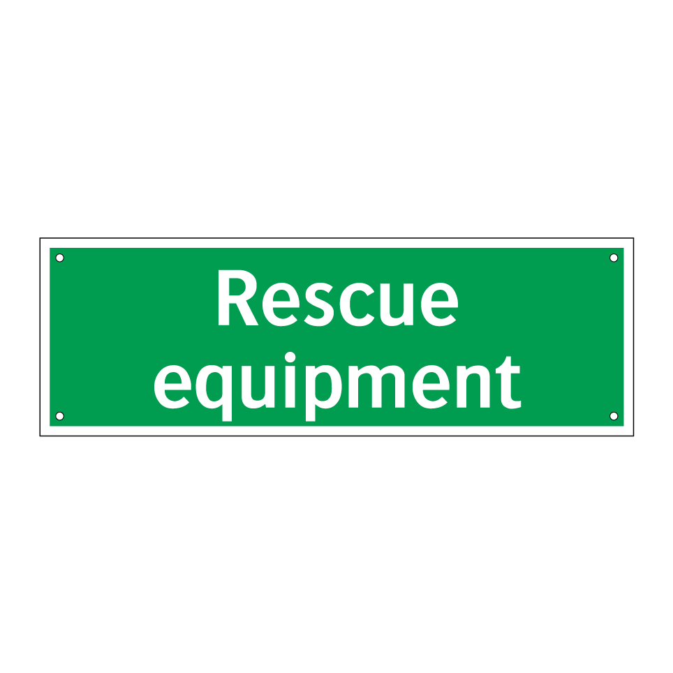 Rescue equipment