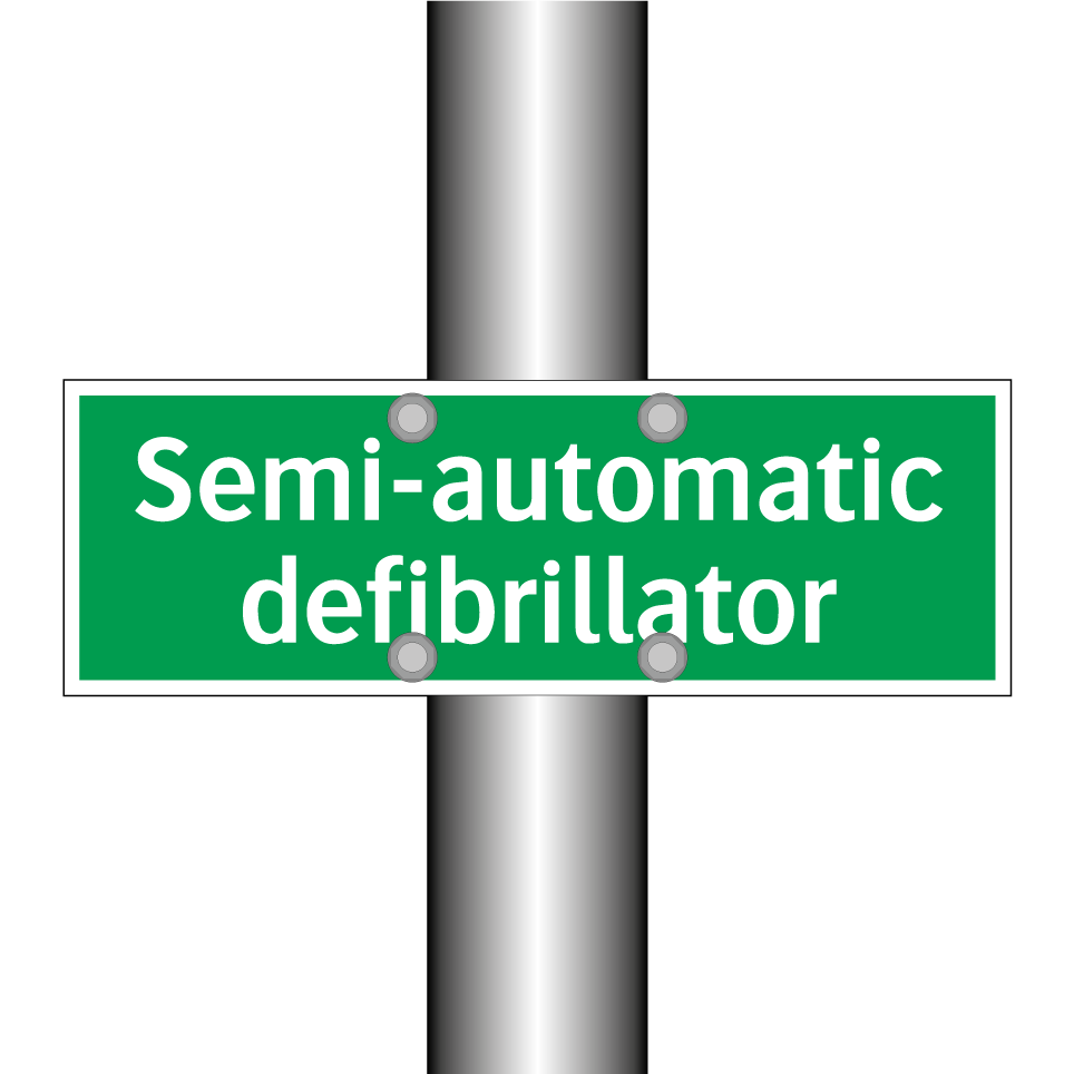 Semi-automatic defibrillator