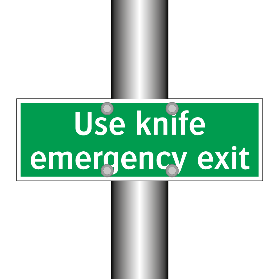 Use knife emergency exit