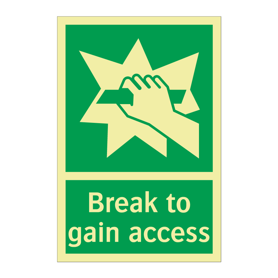 Break to gain access