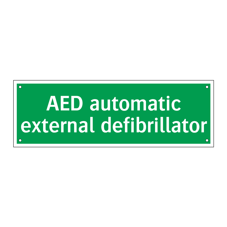 AED automatic external defibrillator