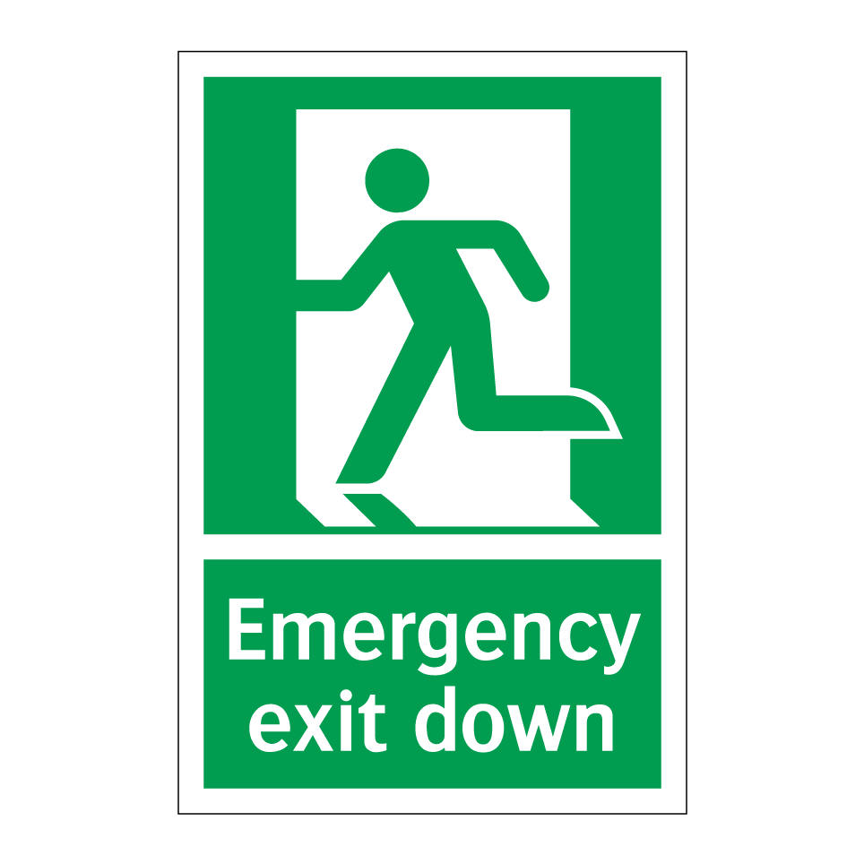 Emergency exit down