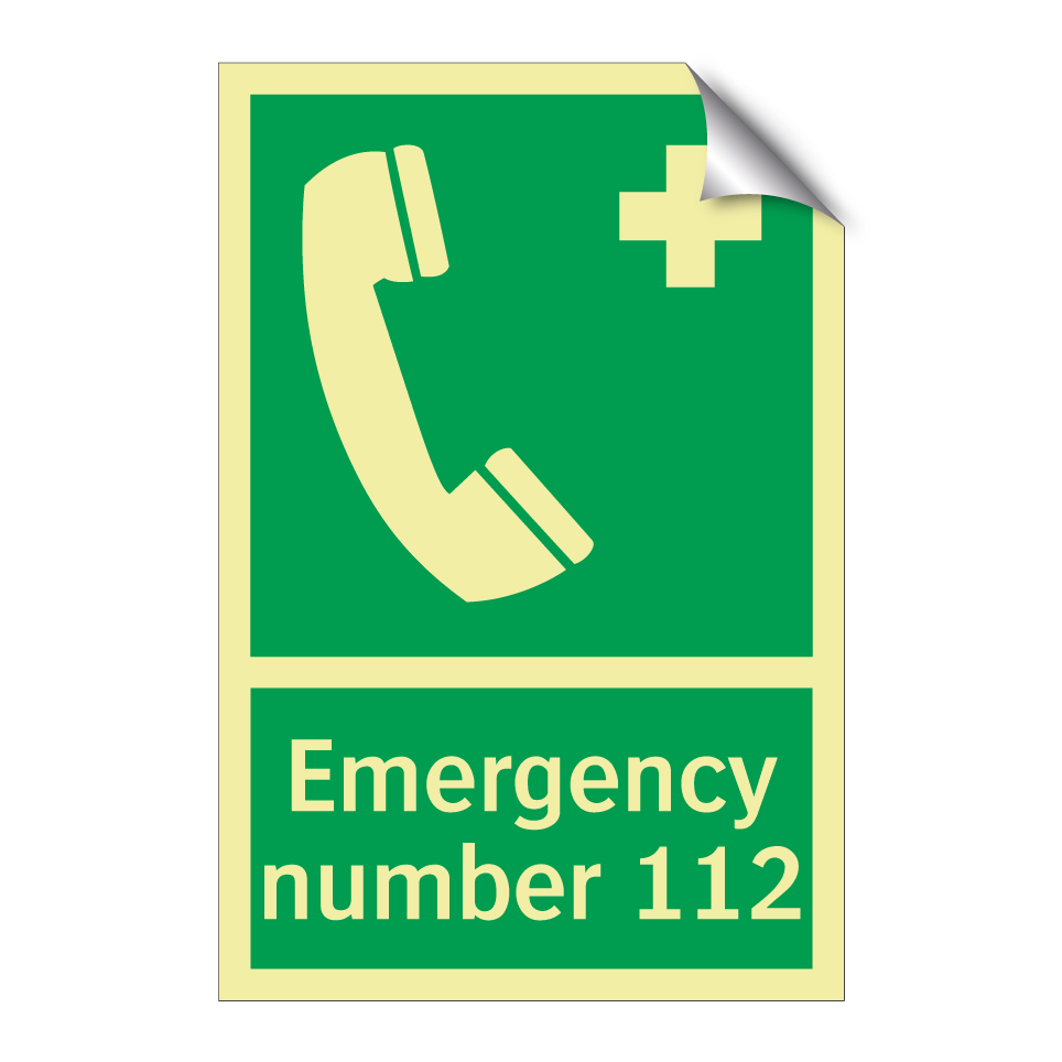 Emergency number 112