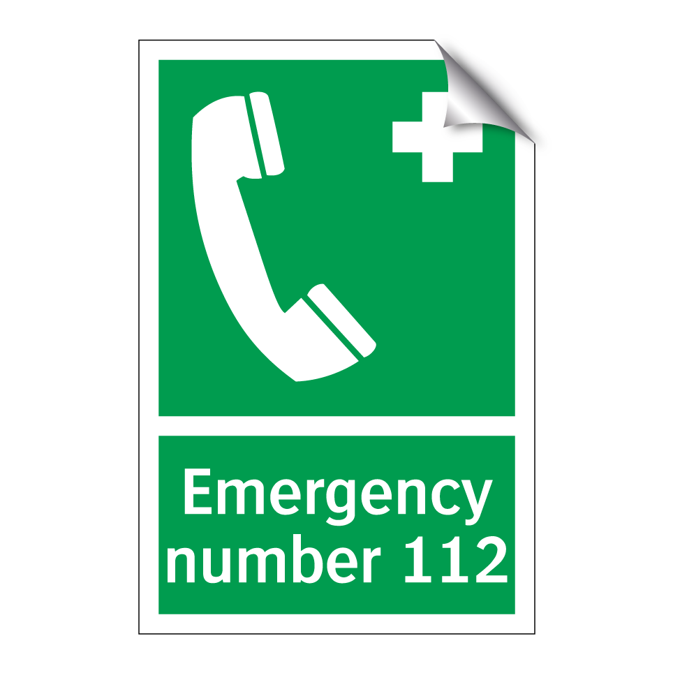 Emergency number 112