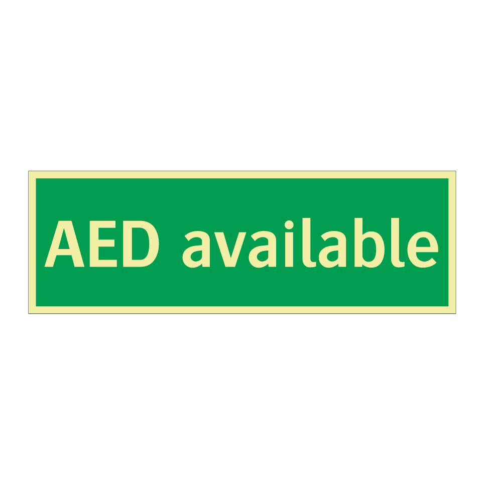 AED available