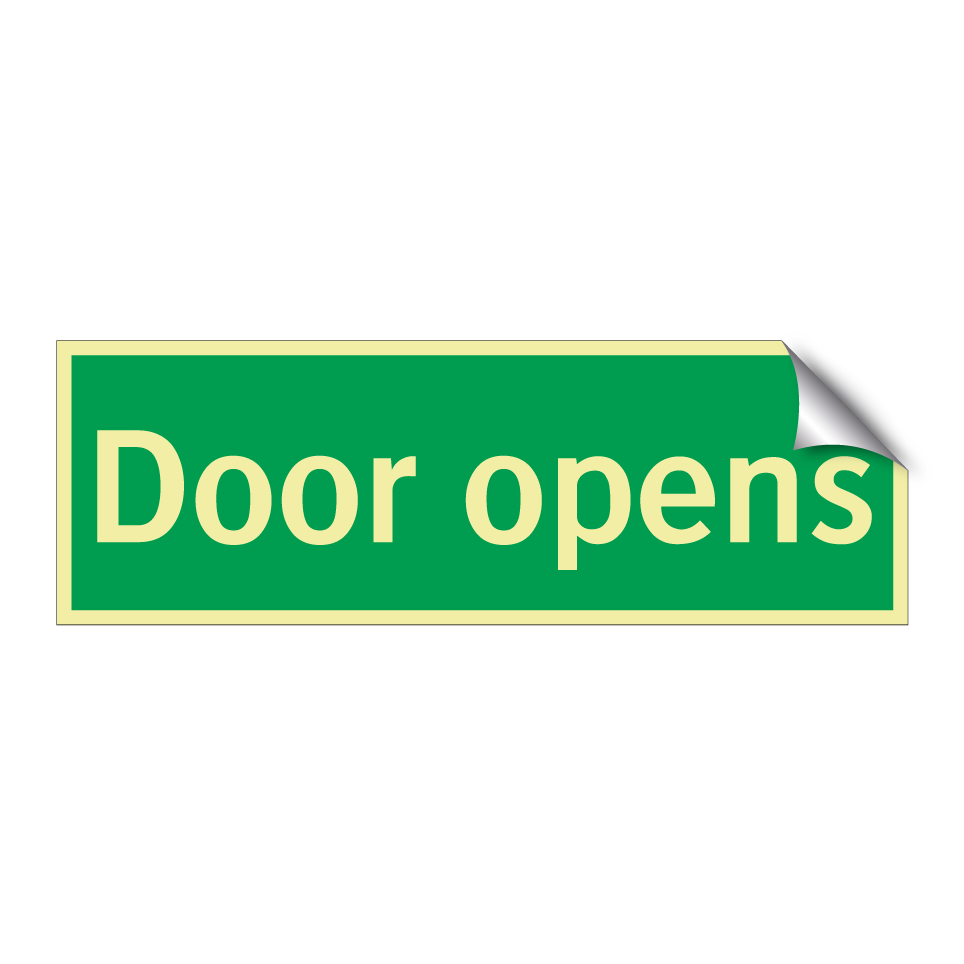 Door opens