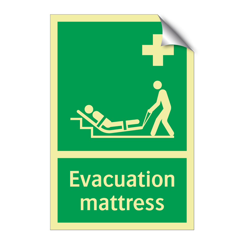 Evacuation mattress