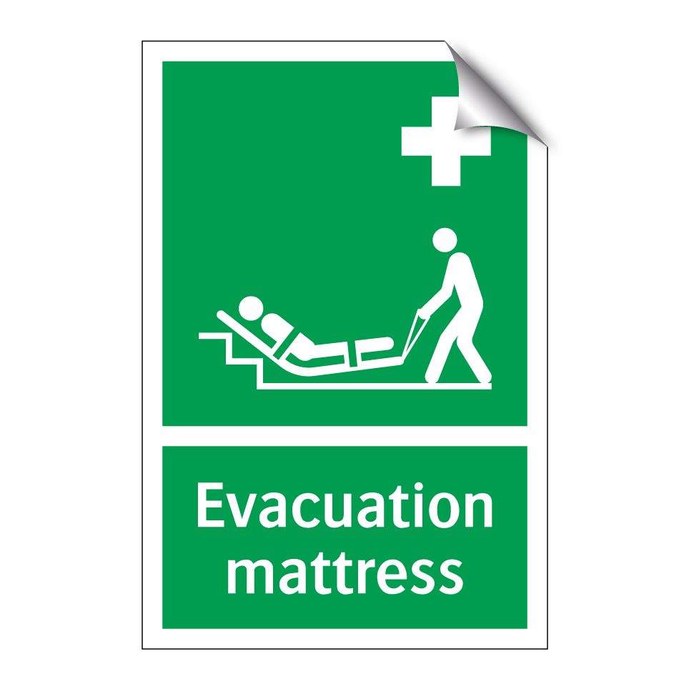Evacuation mattress
