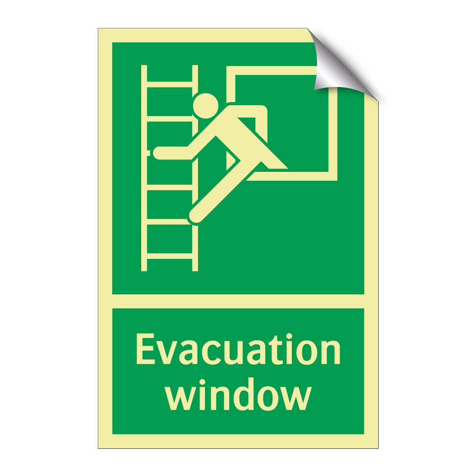 Evacuation window