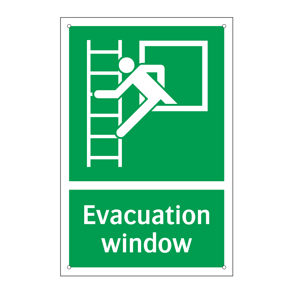 Evacuation window