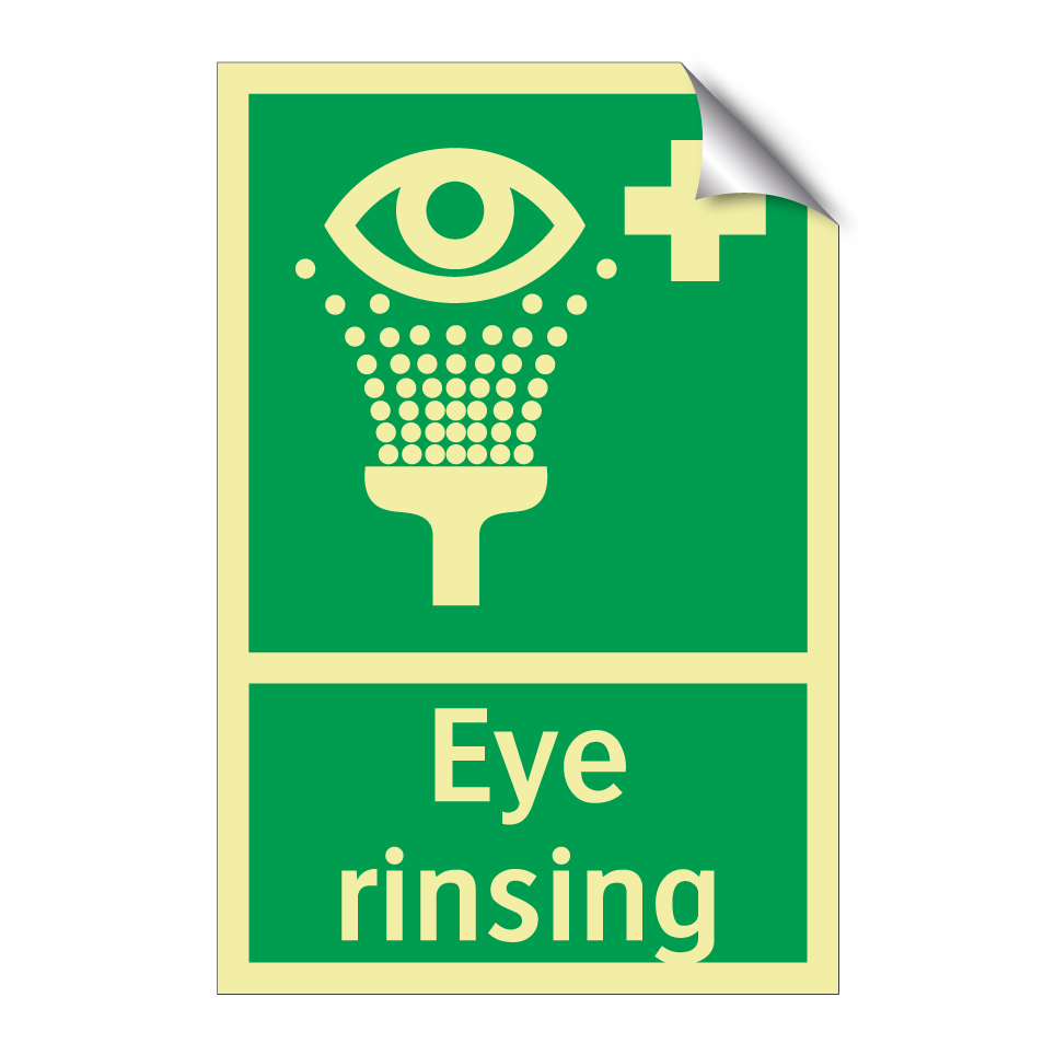 Eye rinsing
