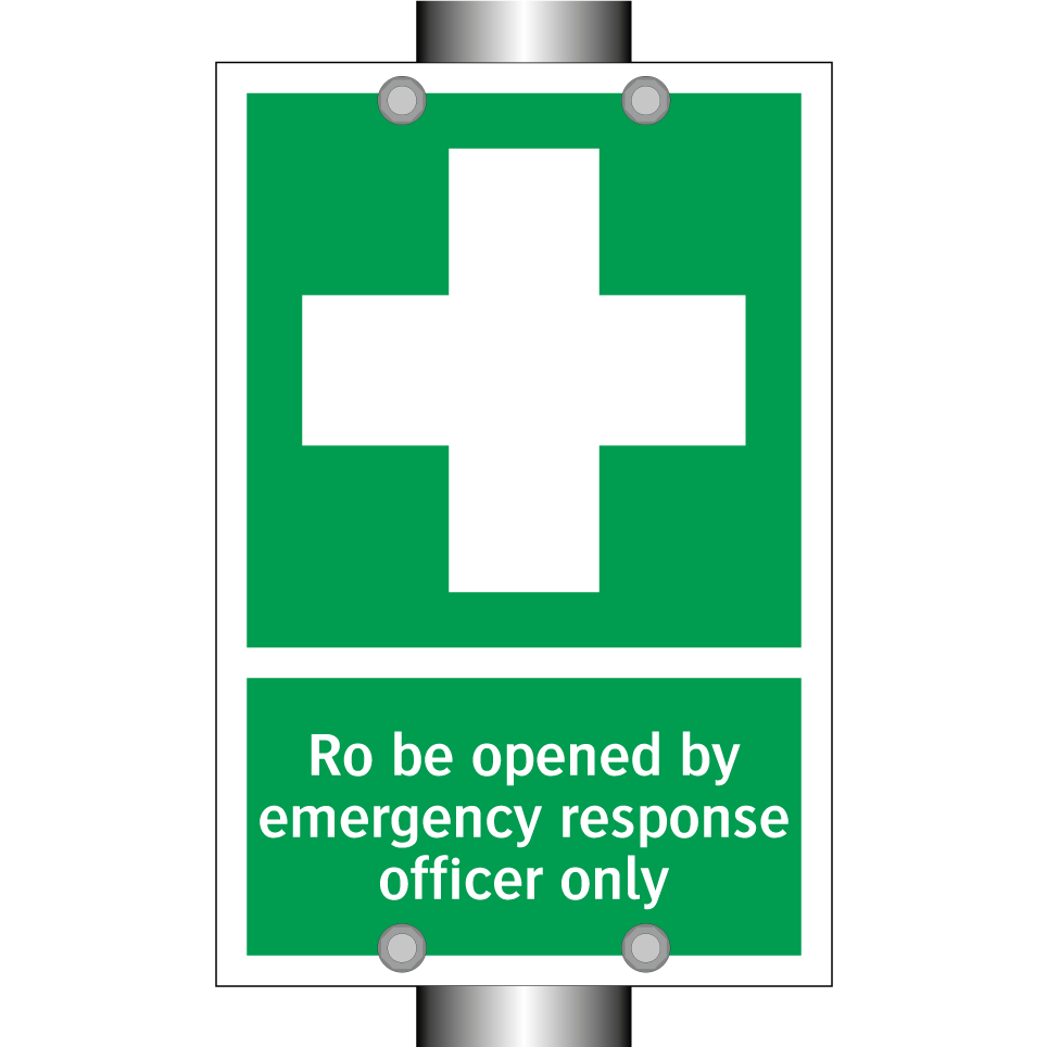 Ro be opened by emergency response officer only