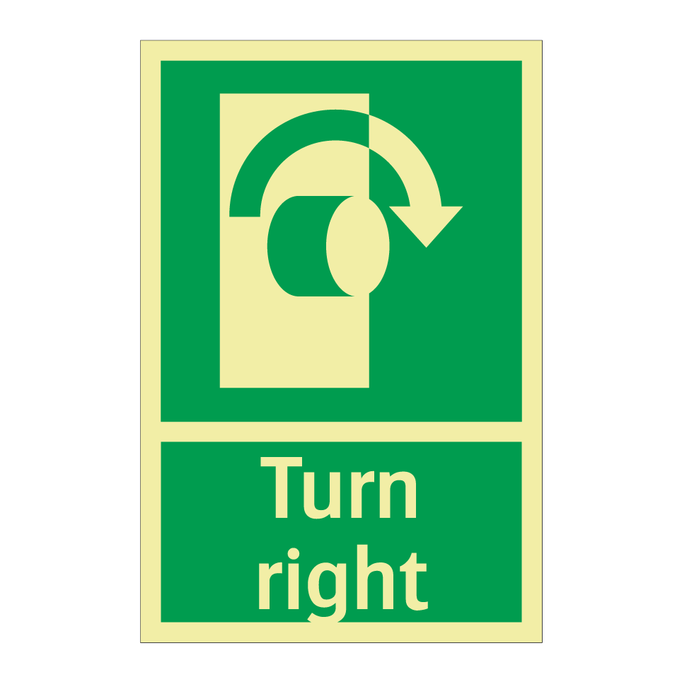Turn right
