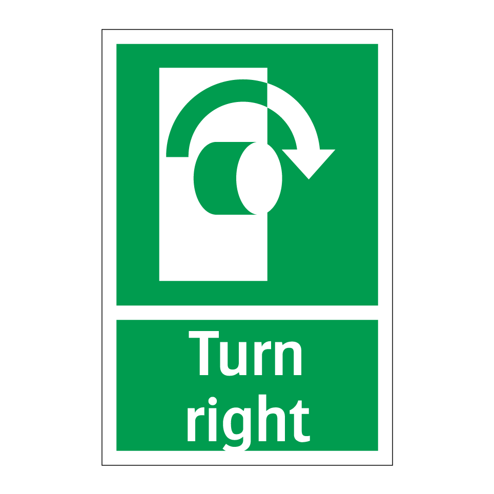 Turn right