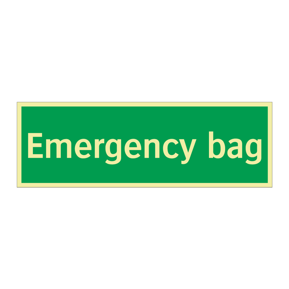 Emergency bag