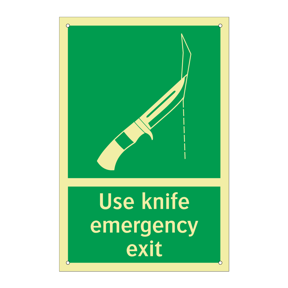 Use knife emergency exit