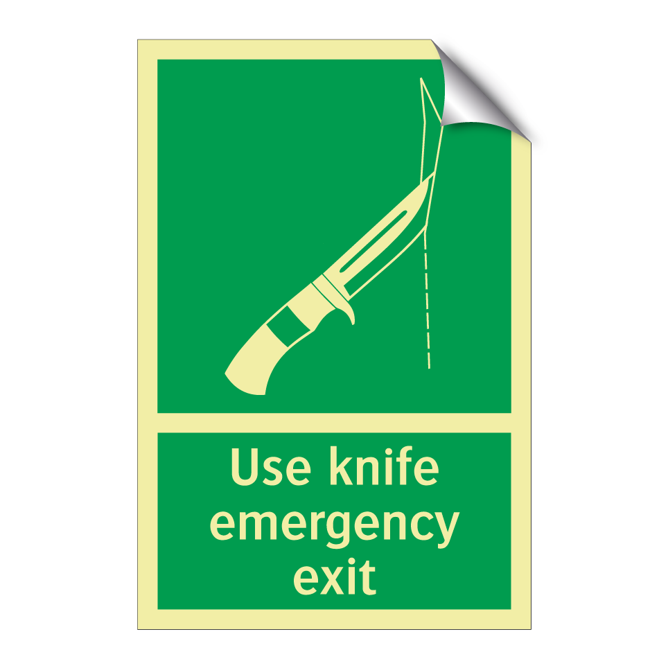 Use knife emergency exit