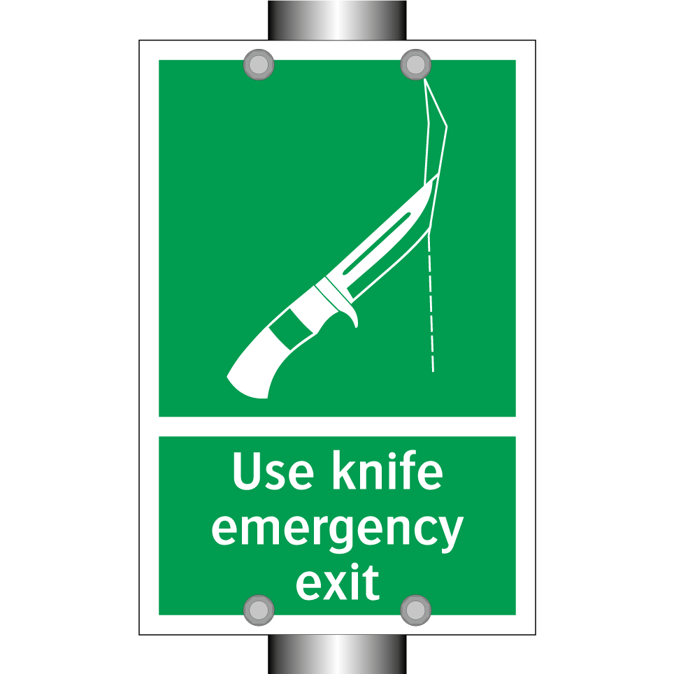 Use knife emergency exit