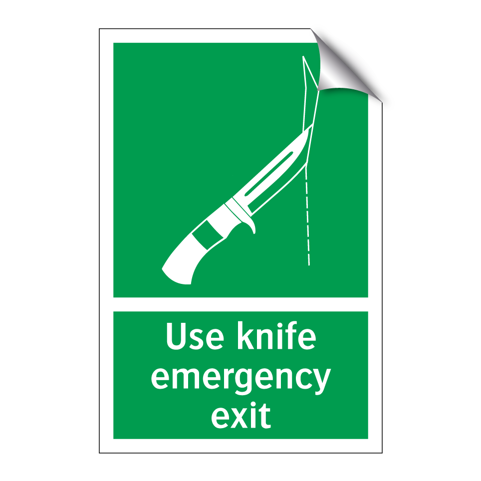 Use knife emergency exit