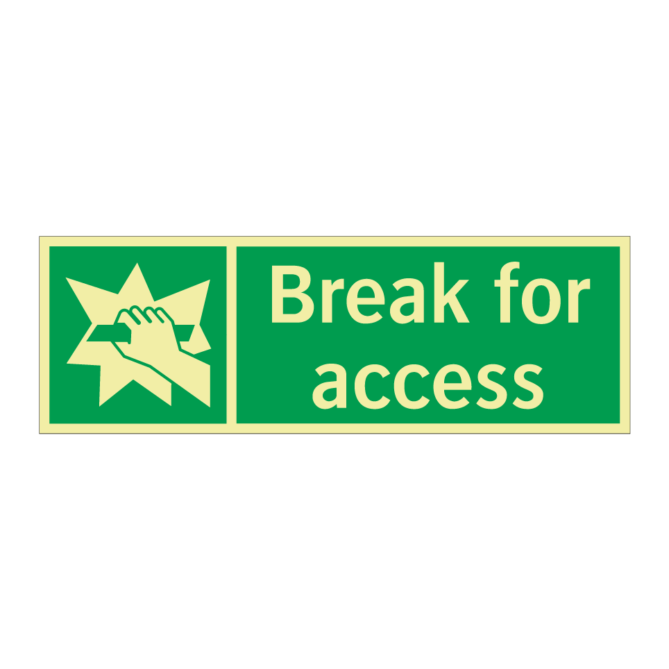 Break for access