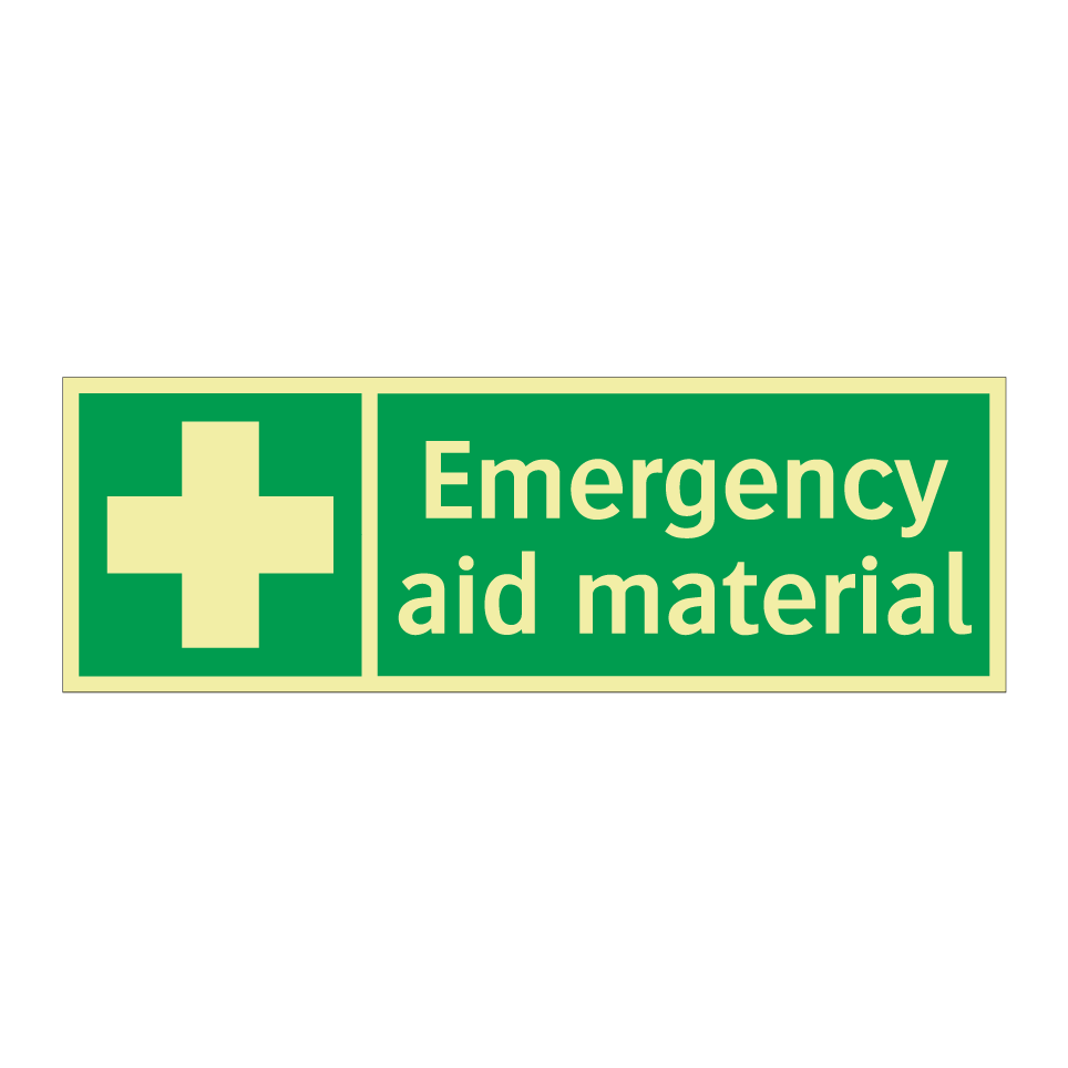 Emergency aid material
