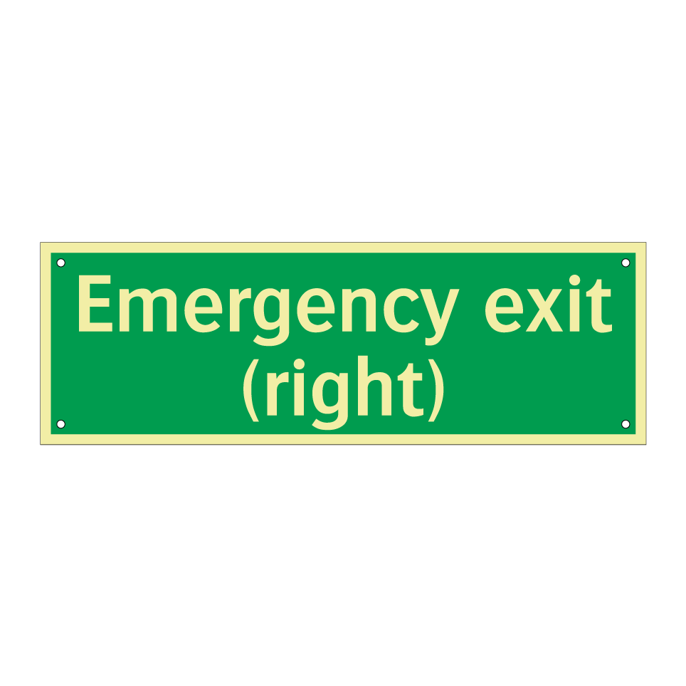 Emergency exit (right)